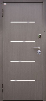 Комбинированная панель К1 на входной металлической двери