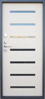 Комбинированная панель К10 на входной металлической двери