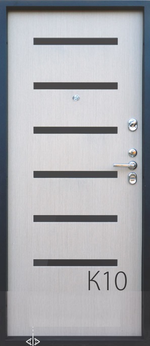 Комбинированная МДФ-панель К10 для входных металлических дверей