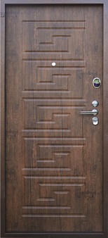 Дверь входная металлическая В-06-Б. Вид изнутри.