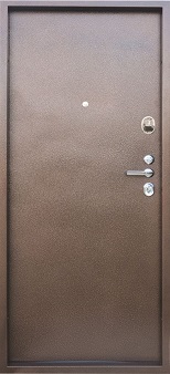 Дверь входная металлическая В-07-А. Вид изнутри.
